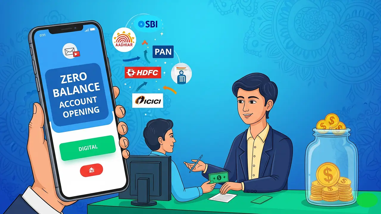 how to open a zero-balance account
